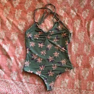 Makena Swimwear reversible one piece.
